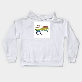 Gay Pride Lion Art Kids Hoodie